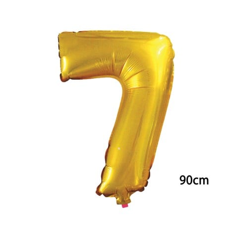 40inç 7 Rakamı Folyo Balon Gold 90cm