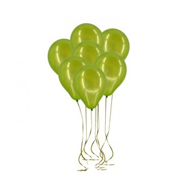 100lü Metalik Balon Yeşil 12inç