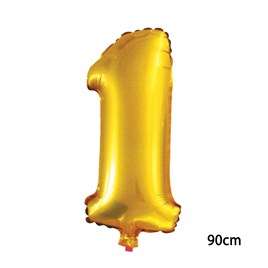 40inç 1 Rakamı Folyo Balon Gold 90cm