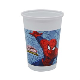 8li Örümcek Adam Spiderman Baskılı Plastik Bardak