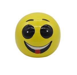 Emoji Şeklinde Porselen Kumbara Gülümseyen